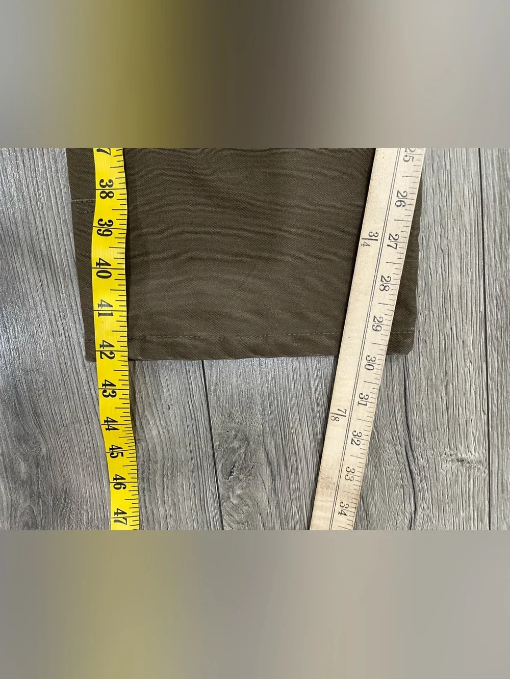 Filson Men's Dry‎ Tin Cloth 5-pocket Pants, Marsh Olive Size 34
